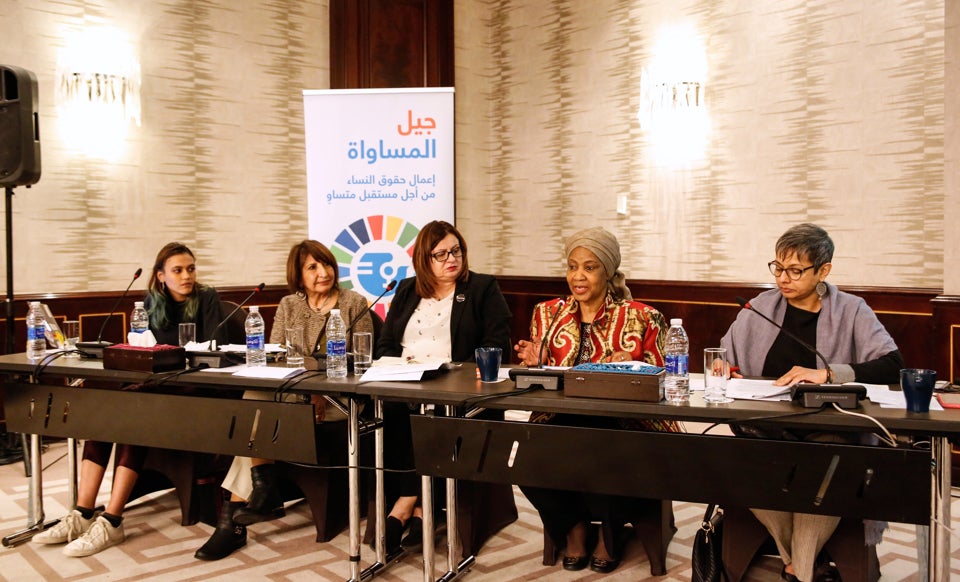 المجتمع المدني هيئة الأمم المتحدة للمرأة الدول العربية